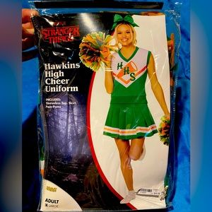 Stranger Things.. Adult L. Cheerleading uniform Halloween Costume